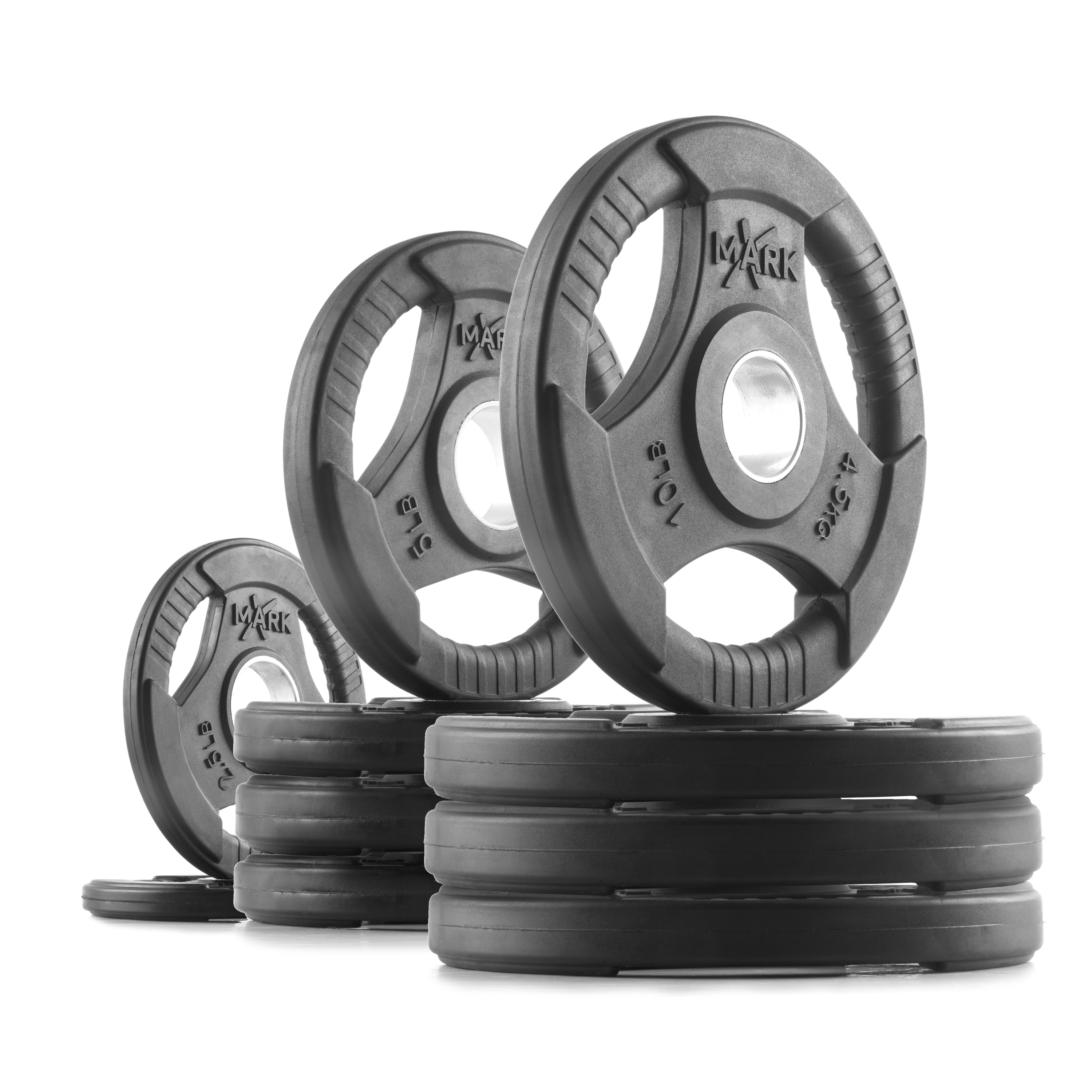 TRI GRIP 65 lb Olympic Weight Plate Set - REFURBISHED
