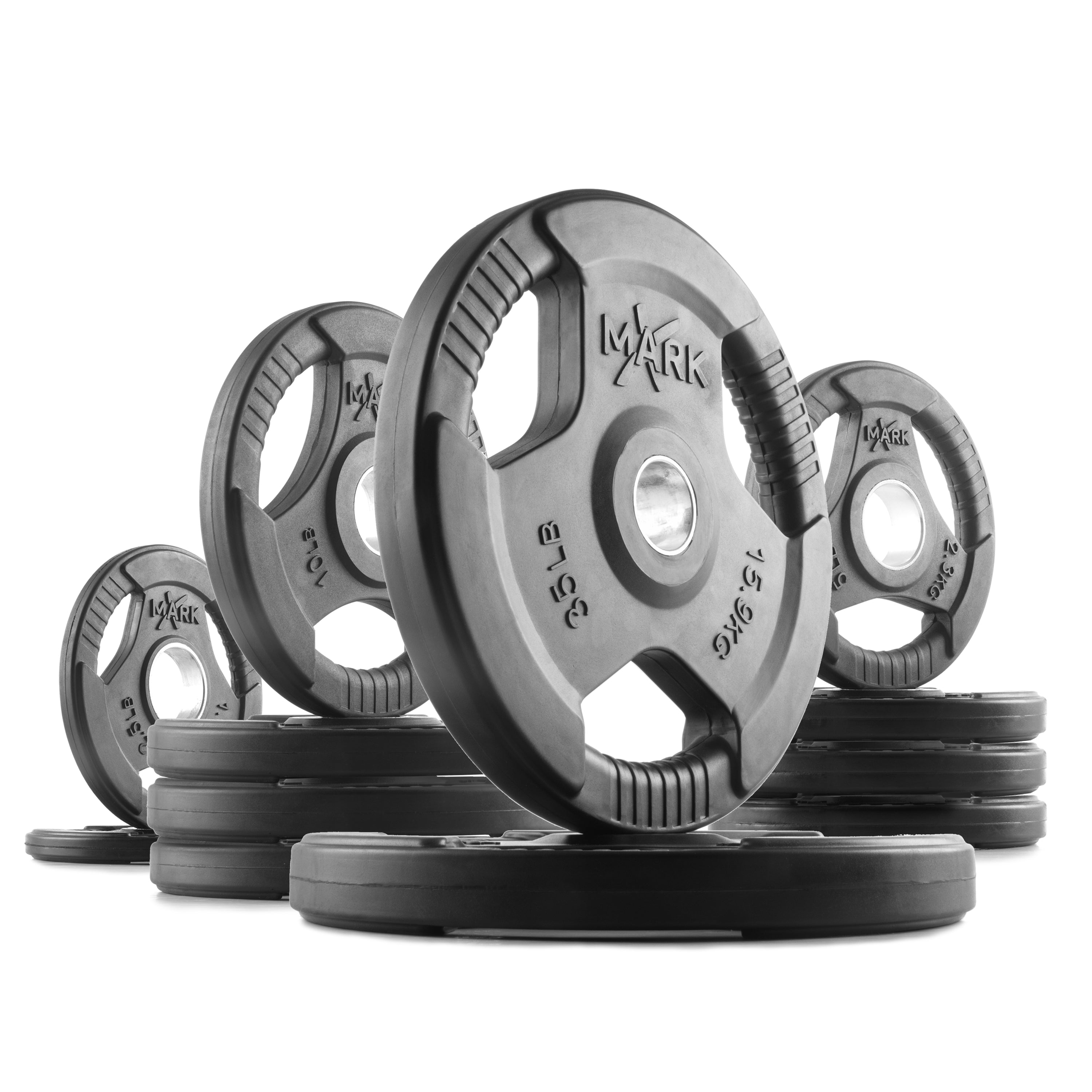 Tri Grip 135 lb Set Olympic Weights