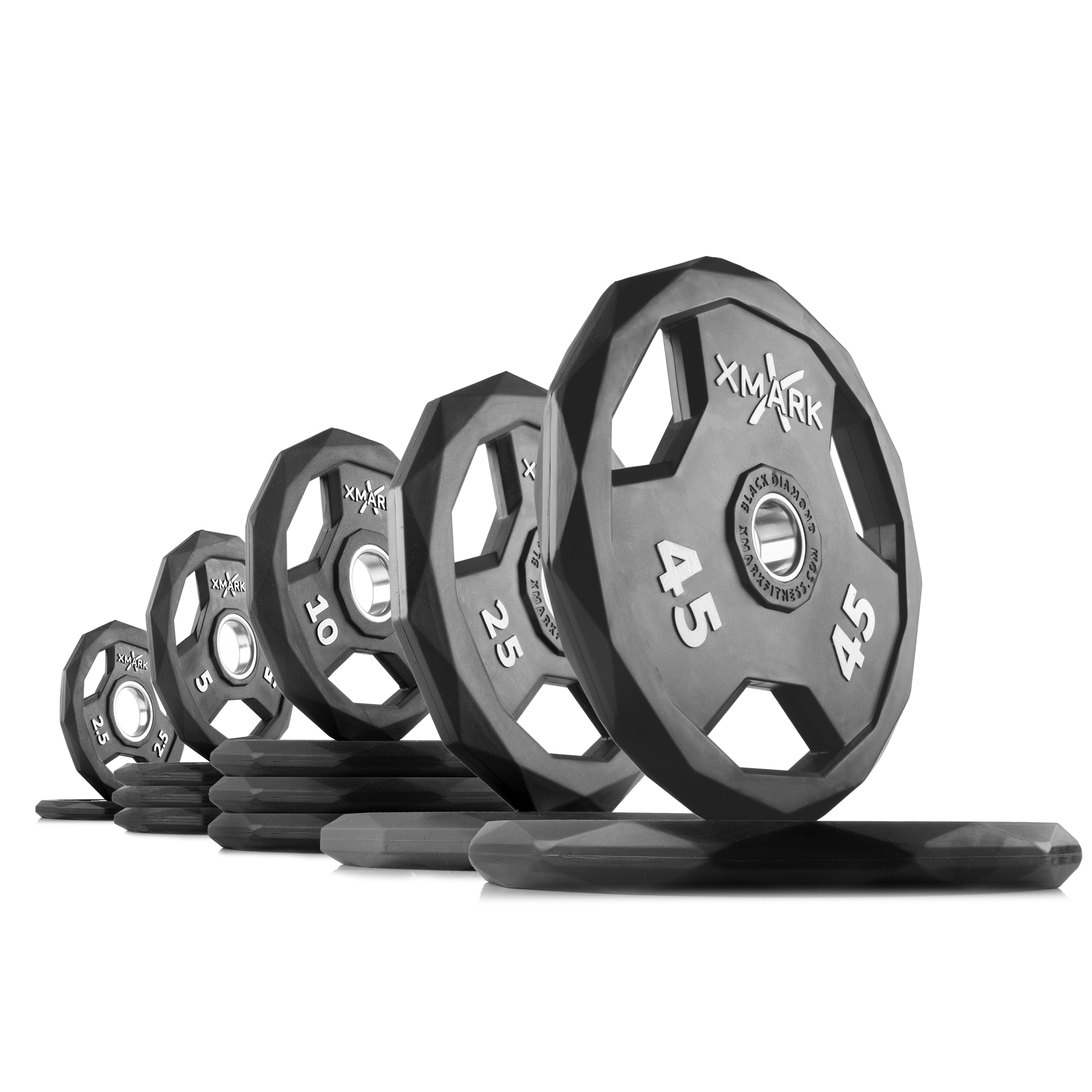 Black Diamond 205 lb Set Olympic Weights