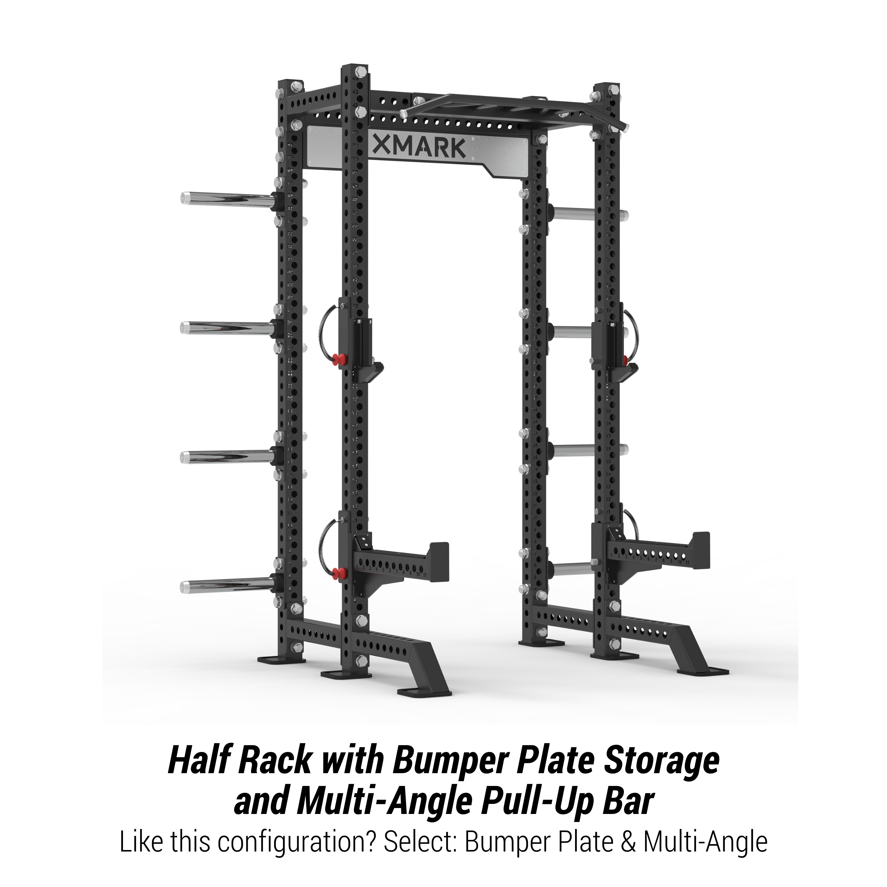 Viper Half Power Rack | At Home Gym Power Rack System | XMARK