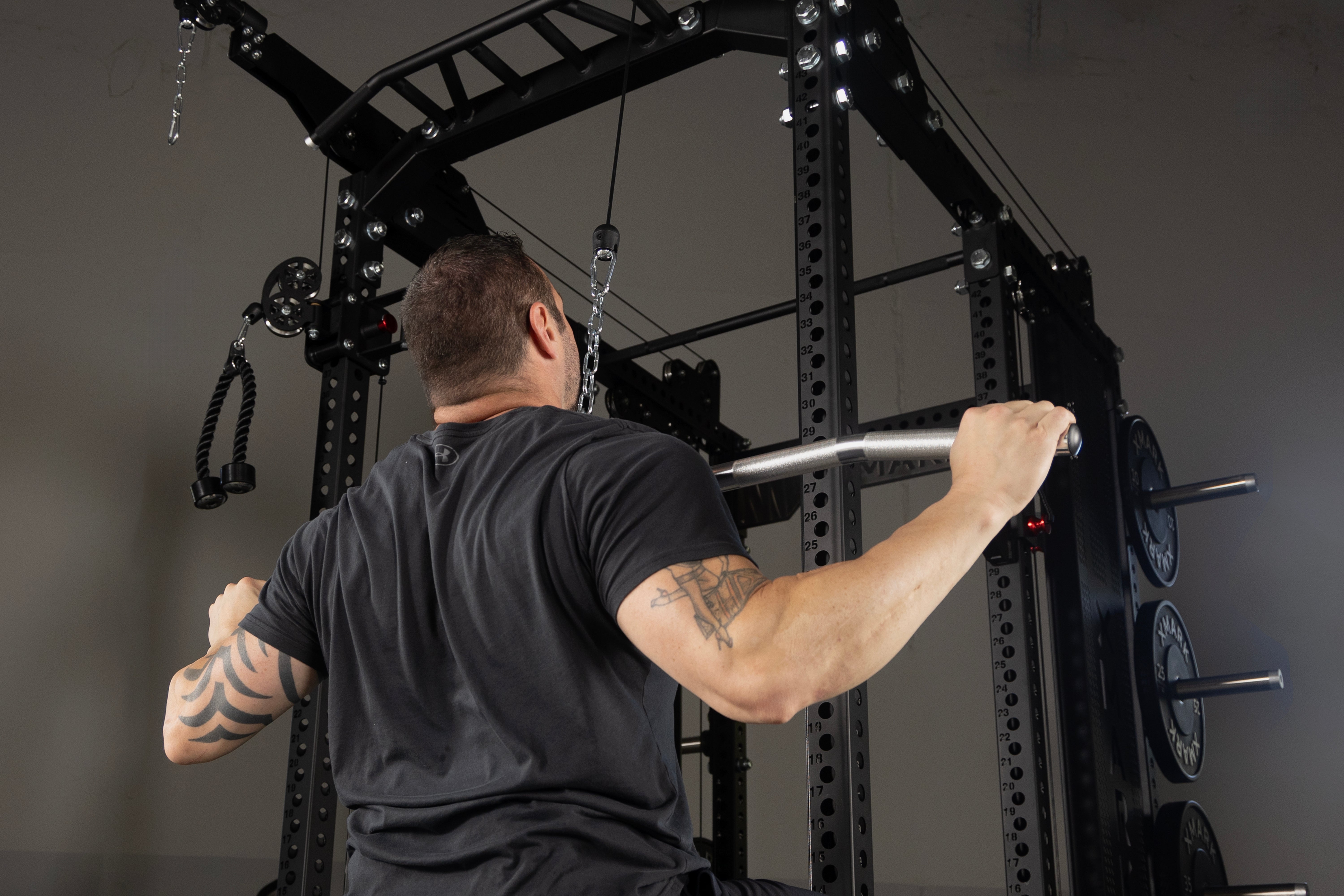 Commercial Power Rack with Pulley System | Home Gym Equipment | XMARK