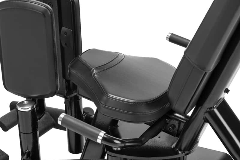 Selectorized Hip Adduction/Abduction, close up of upholstery