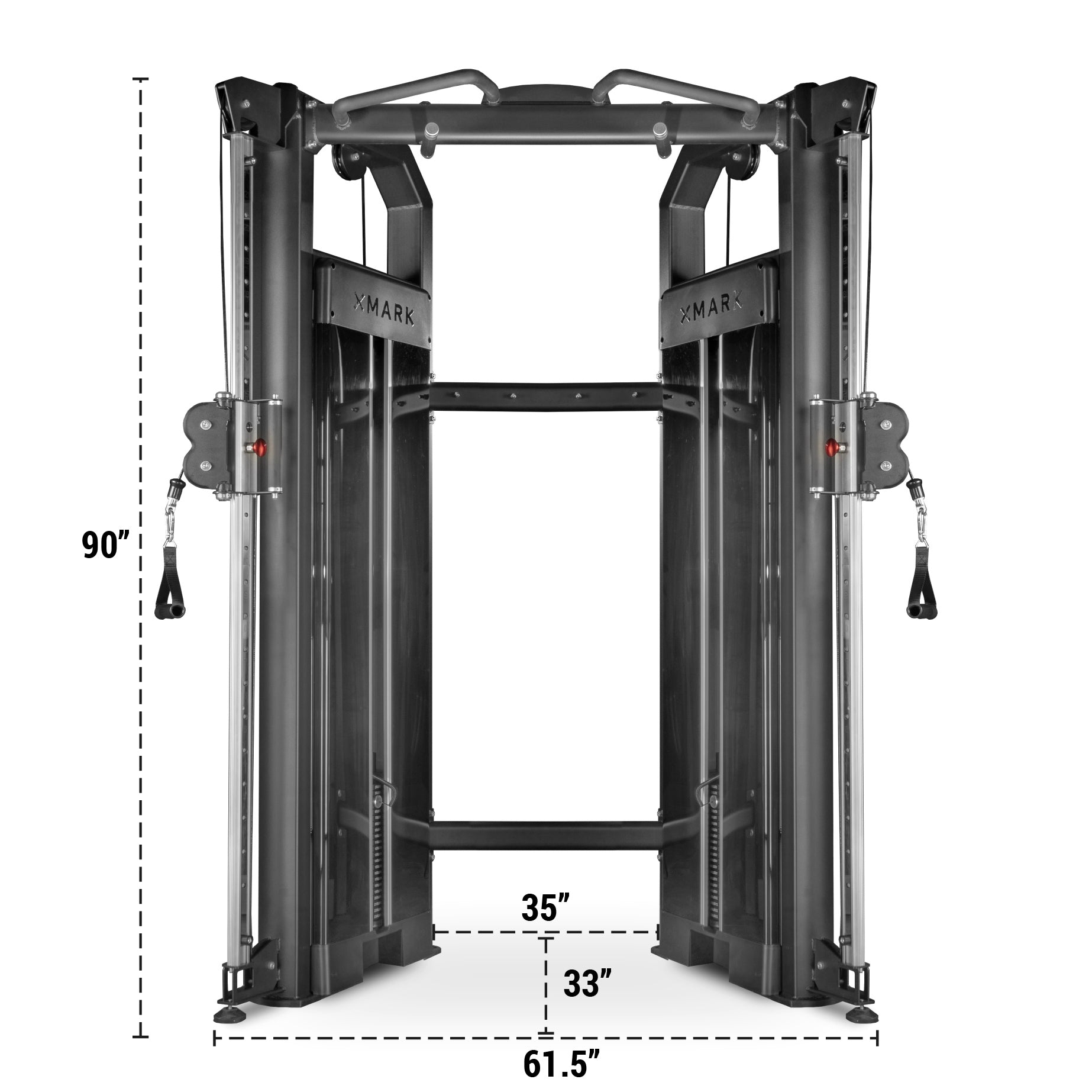 Functional Trainer With Dual 230 lb Weight Stacks – XMARK
