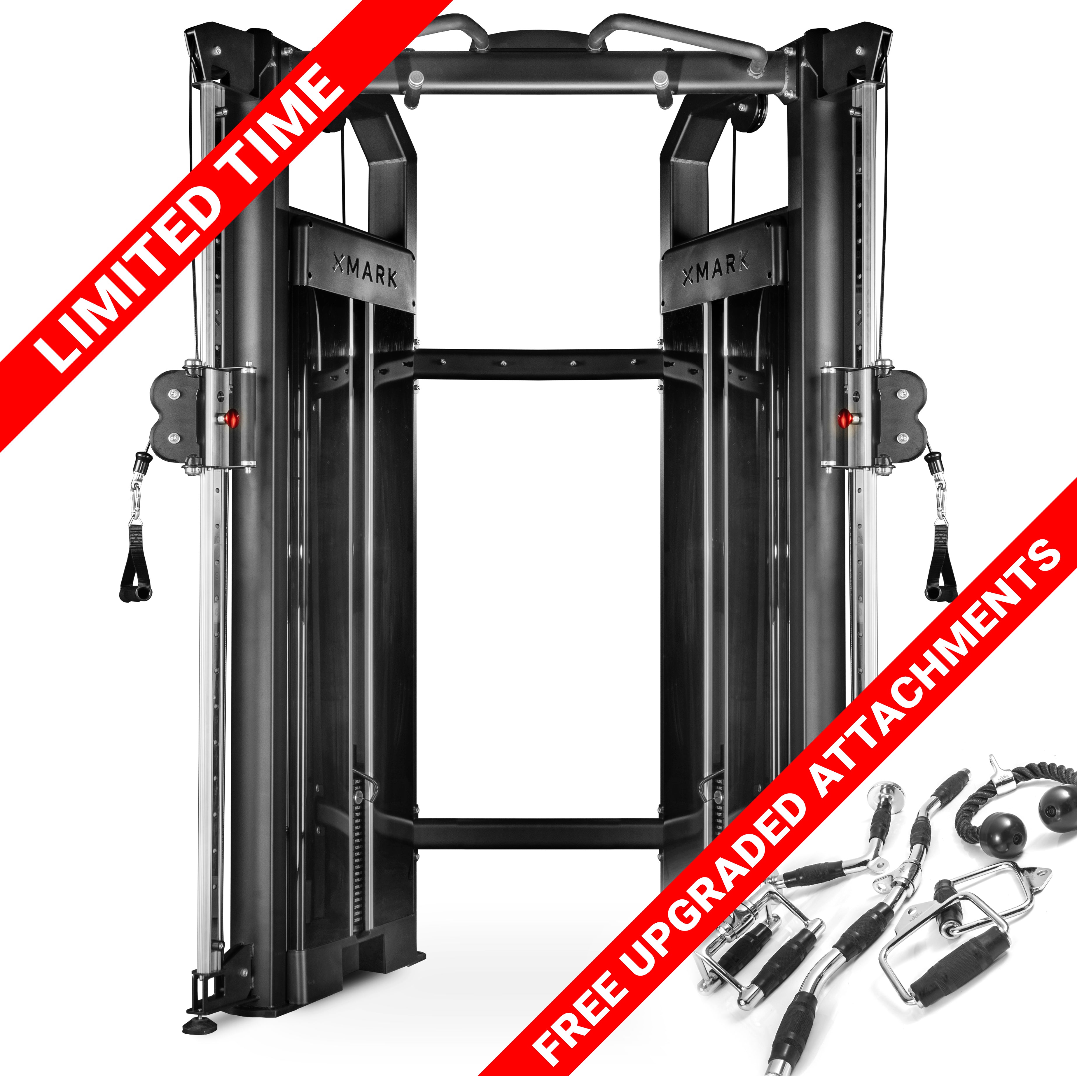 Functional Trainer With Dual 230 lb Weight Stacks