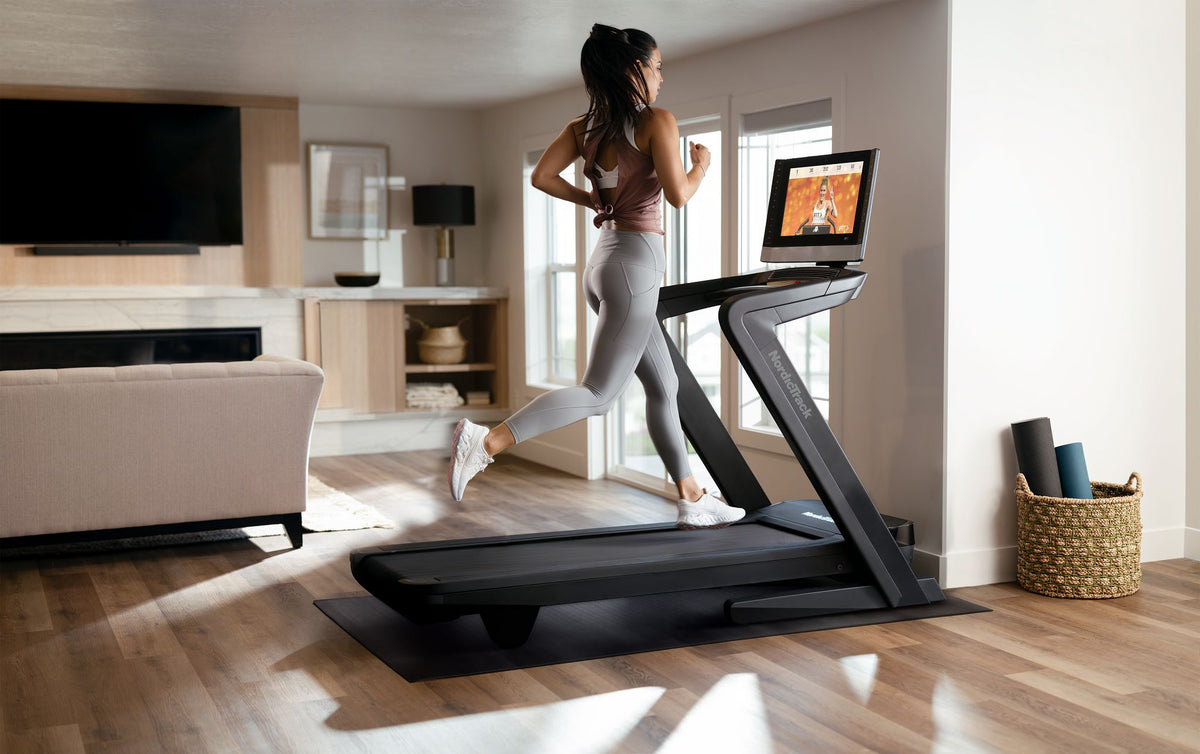 iFIT treadmill equipment mat, alternate view