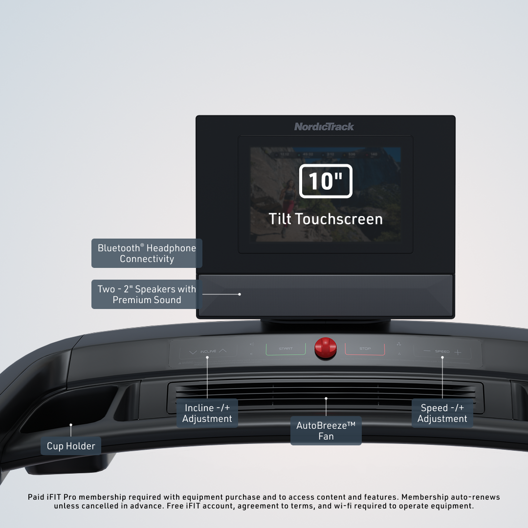 NordicTrack Commercial 1250 Treadmill product image 3