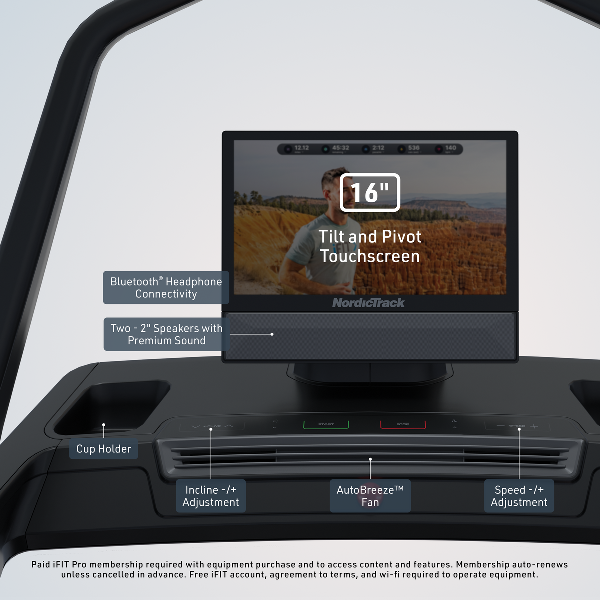 NordicTrack X16 Treadmill product image 2