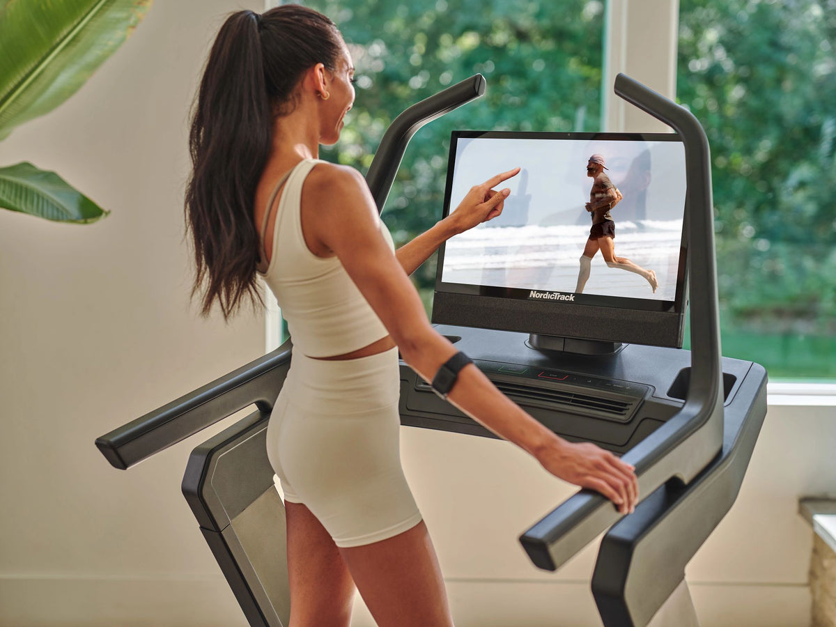 NordicTrack X24 Treadmill in a home workout space