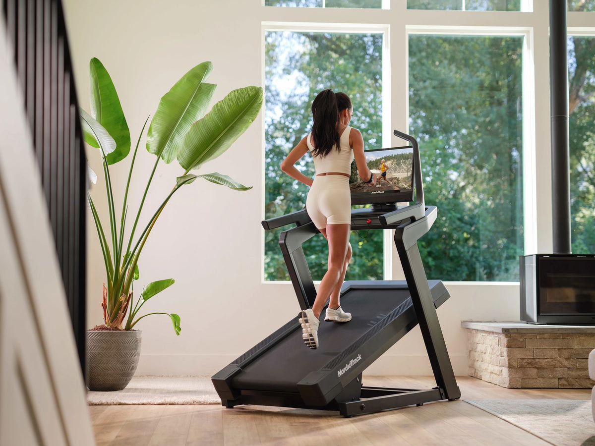 NordicTrack X24 Treadmill set up in a home
