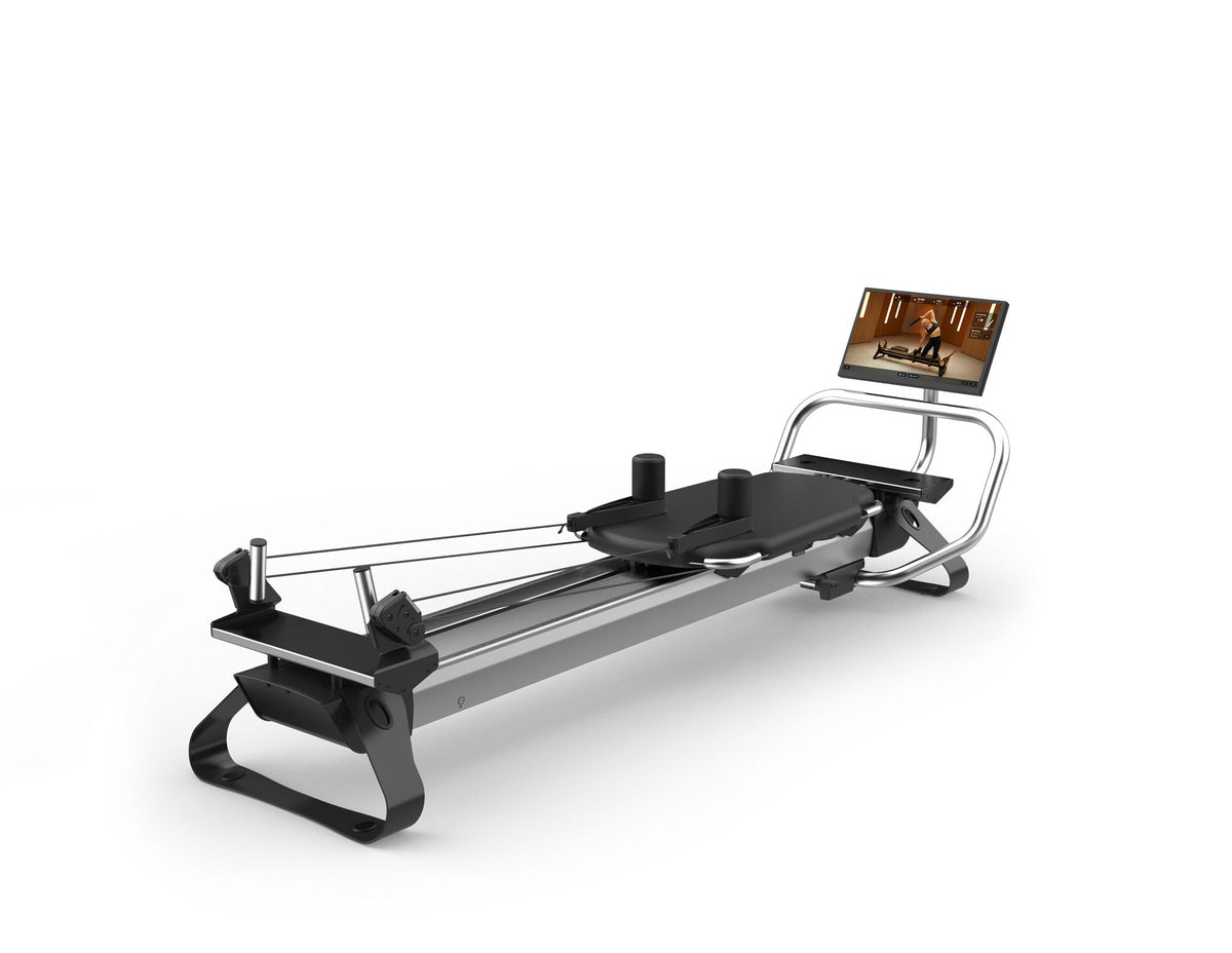 NordicTrack Ultra 1 Reform Rx-S smart Pilates reformer shown from the front right