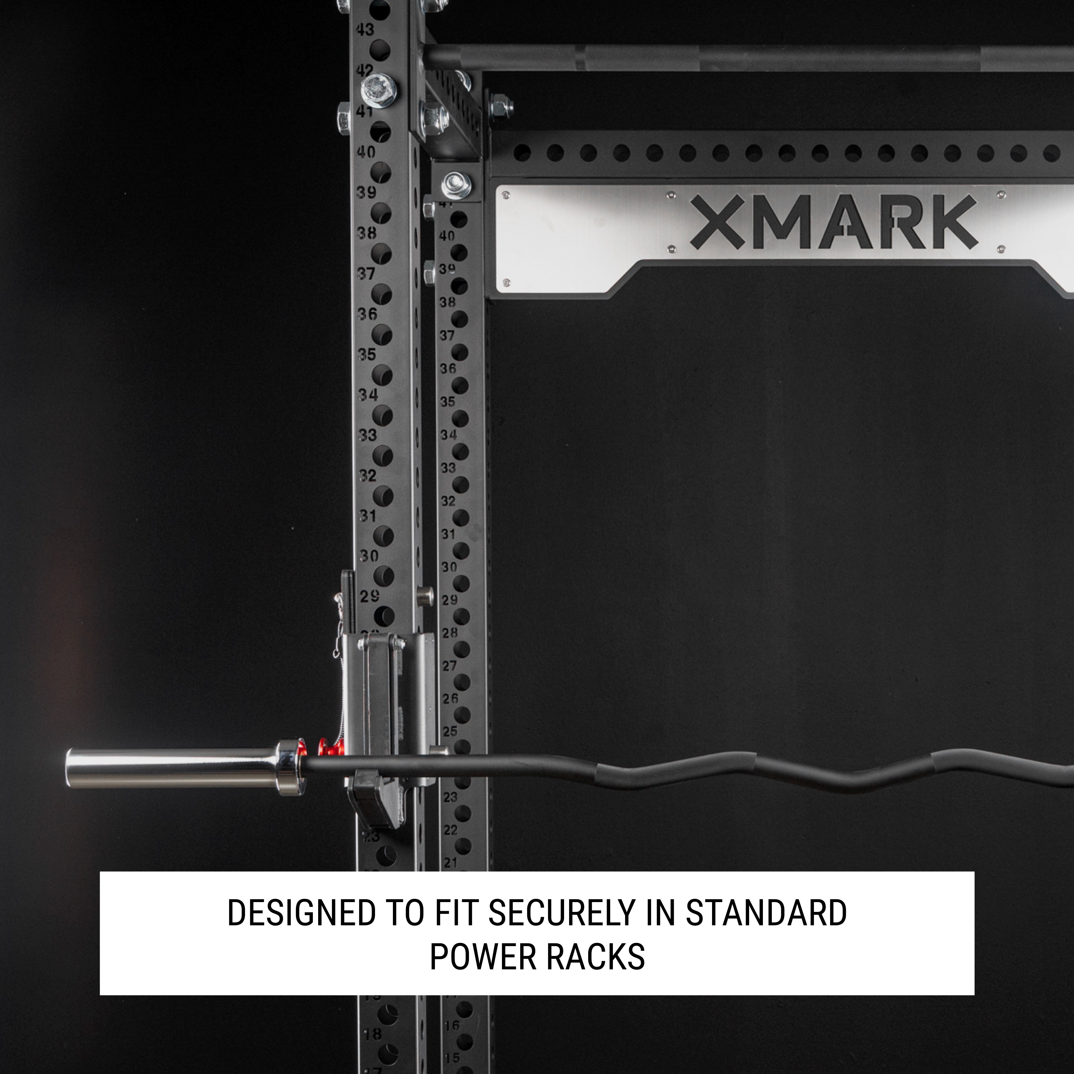 Powercurl Barbell Rack Convict 6ft Rackable Curl Bar – XMARK