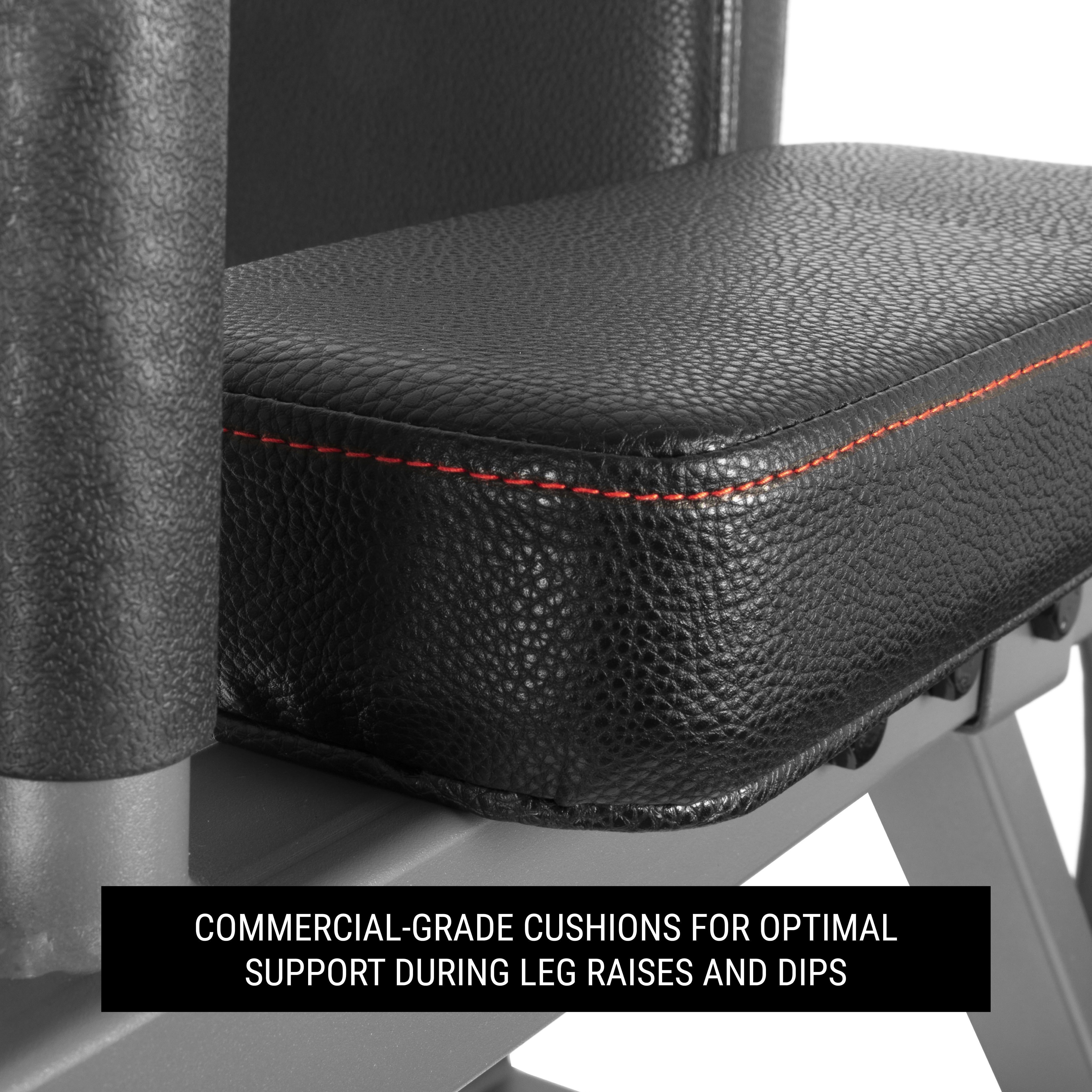 Captain's Chair Leg Raise w/ Dip Stand Push Up Station XMARK