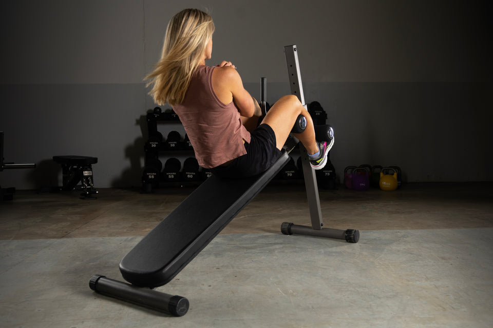 Skip Bench Adjustable Decline Ab Workout Bench | XMARK