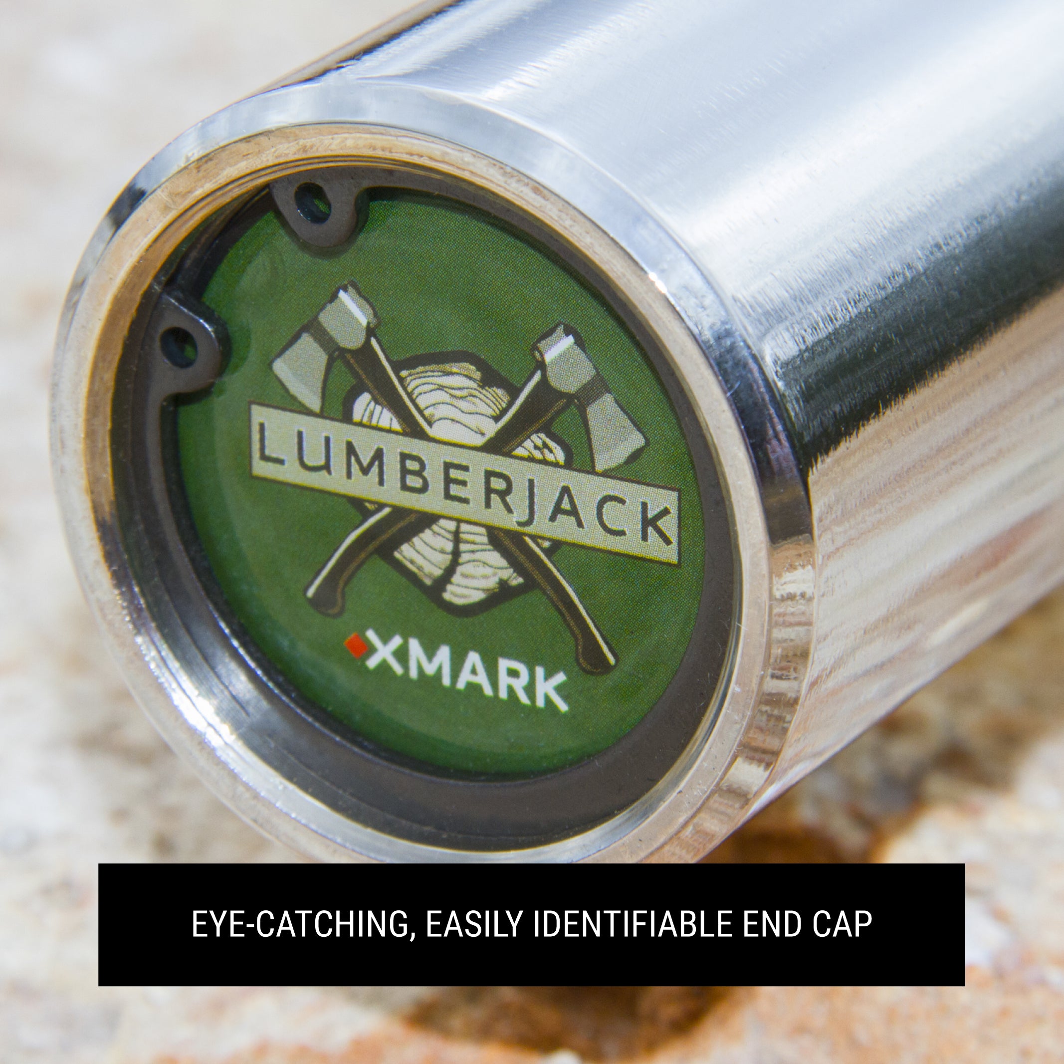 Green Lumberjack end cap