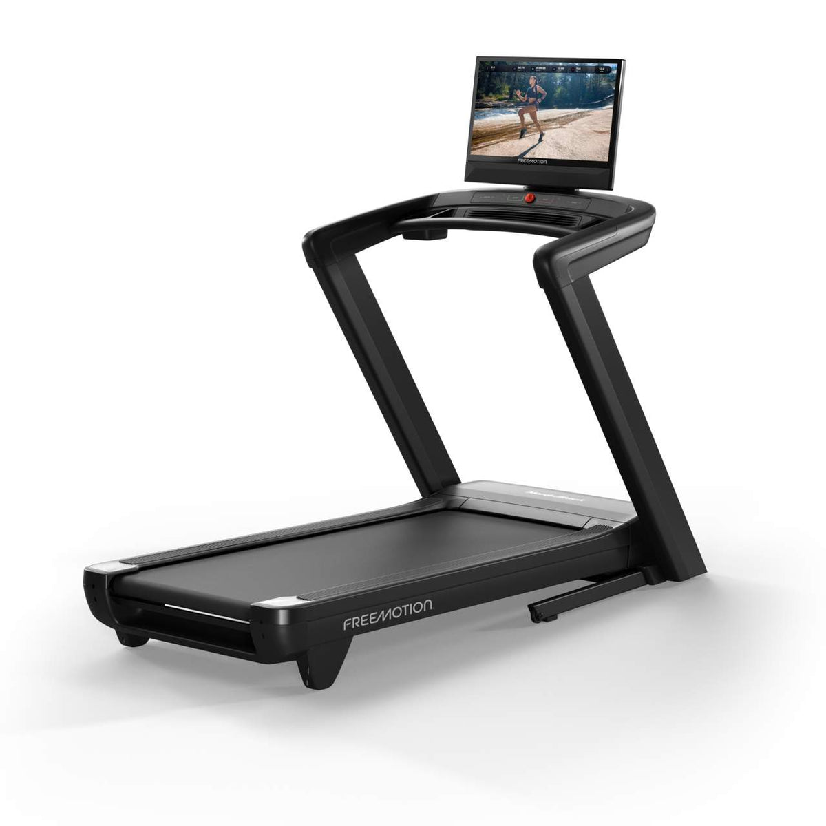 Freemotion t8 commercial treadmill shown from a three-quarter angle