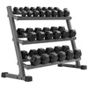 550 lb Dumbbell Set with Rack